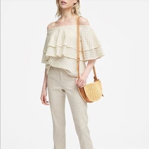 Banana Republic Lace Off-the-Shoulder Top
